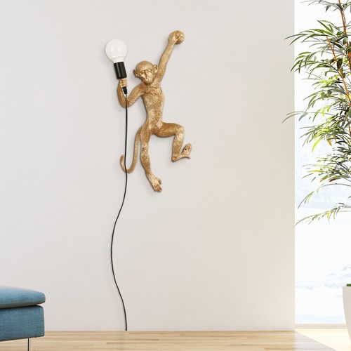Monkey shape wall light - shape,