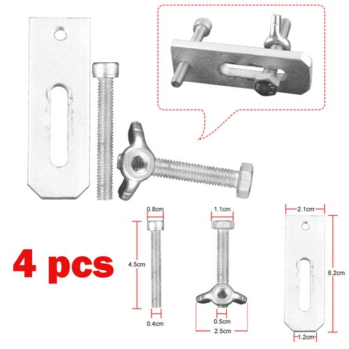 4pcs cnc slot - 4pcs, t-slot