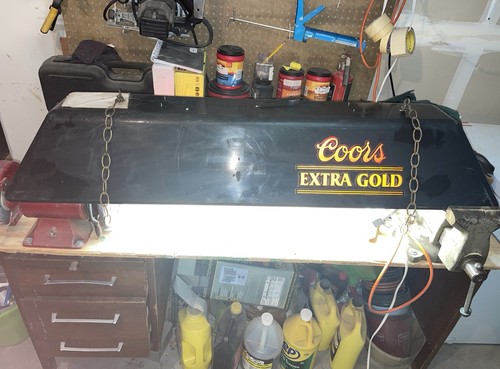 Vntg coors extra gold beer - coors,